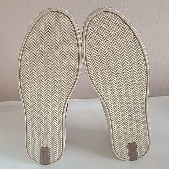 All Saints Olive Green Platform Leather & Canvas Sneakers Size EU 40 - Picture 10 of 14